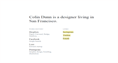 Desktop Screenshot of colindunn.com